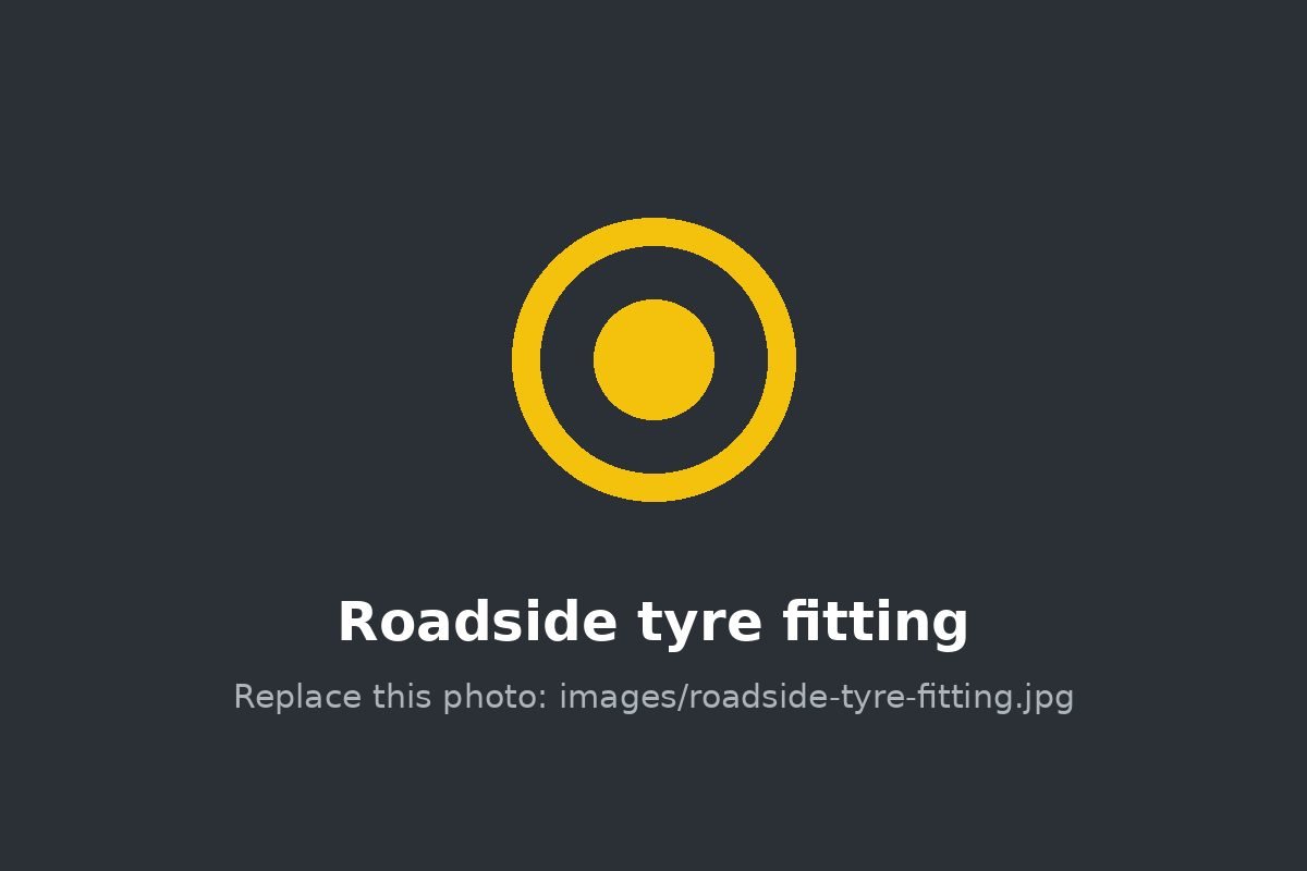 Roadside tyre fitting